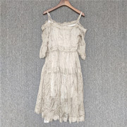 MT系列 夏时尚仙女气质收腰显瘦吊带蕾丝连衣裙2件套MT230/I4-3
