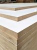 双面白色密度板免漆板3591215182025mm中纤板芯，白色免漆家具橱柜