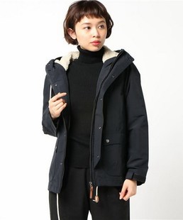 SIERRA DESIGNS日系女户外羊羔绒内里连帽夹克登山服冲锋衣