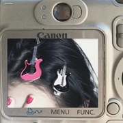 辣妹y2k吉他画板可爱小发夹刘海，气质个性亚文化原宿风发卡发饰女