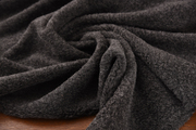 进口柔软膨松羊驼绒羊羔毛1.5米宽深灰色外套面料冬季加厚里子布