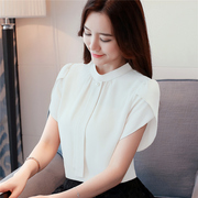 KATTERLLG夏装职场女性气质女装穿搭白衬衫上班族职业上衣时尚韩