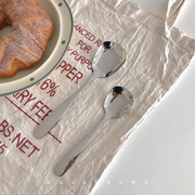 ins风304不锈钢小勺子挖西瓜家用创意高颜值甜品勺高级感吃饭调羹