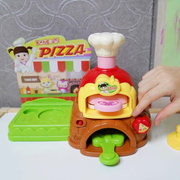 韩国宝宝厨房玩具套装女孩过家家披萨店彩泥仿真煮饭做饭餐具男孩