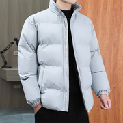 纯色立领棉服男韩版潮流ins情侣面包服冬季加厚保暖棉衣外套