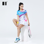 单双号羽毛球服女款套装修身网球服速干透气网球服男短袖兵乓球衣
