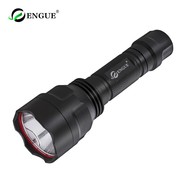 Long shot LED rechargeable flashlight露营充电骑行防水手电筒