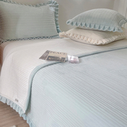 牛奶珊瑚绒毯床盖三件套单件床单冬季法兰加绒盖毯榻榻米加厚被单