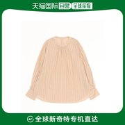 日本直邮SHIPS 女士透视条纹褶皱衬衫 春季 袖口设计增添女性