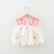 女童连衣裙夏装夏季两半周1一2岁女宝宝小童，婴儿小裙子洋气公主裙