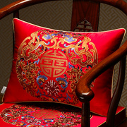 中式腰枕红木沙发椅子靠垫腰垫腰靠客厅长方形靠背垫护腰靠枕抱枕