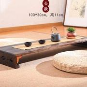 日式禅意茶桌实木榻榻米，小茶几茶室席地，矮桌炕桌家用炕几多功能凳