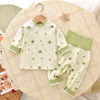 婴儿内衣套装纯棉长袖，春秋季男女宝宝秋衣裤睡衣新生儿衣服0-1岁