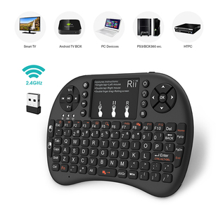 riiminii8+无线背光蓝牙，键盘遥控电视安卓，平板手机游戏鼠标套装