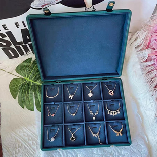 首饰盒欧式高档奢华盒子，项链戒指手链，双开大容量展示盒珠宝收纳盒