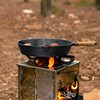 户外不锈钢柴火炉迷你烤炉BBQ露营野餐折叠便携式大号烧烤炉