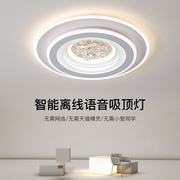 卧室灯2024年现代简约书房阳台餐厅家用灯圆形三色led吸顶灯