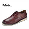 Clarks其乐男鞋秋季真皮时尚休闲低帮单鞋系带舒适潮流皮鞋男