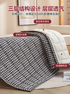 A类全棉棉花床垫薄款床护垫90*190学生宿舍床褥家用1.8一米五褥子