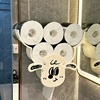 浴室马桶旁可爱卡通壁挂式纸巾架创意卷纸收纳卫生间免打孔卷纸架