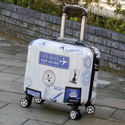 春秋航空小型行李箱可登机男女轻便飞机拉杆箱16寸18短途旅行皮箱