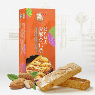 十月初五 杏仁条 高端酥性饼干 澳门品牌 40g * 2盒（）