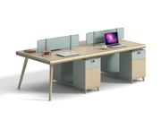 职员办公桌现代创意员工位屏风卡座2/4/6人位时尚电脑桌椅组合