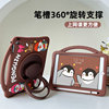360度旋转卡通儿童ipad10保护套ipad2021保护壳，适用苹果a2602平板8硅胶，pro11第九代mini6轻便air45散热后壳