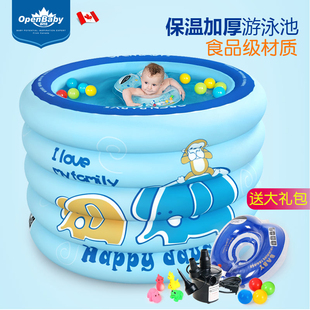 欧培婴儿游泳池家用充气宝宝泳池，小孩新生儿童游泳桶，大号洗澡桶厚