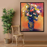 数字油画手绘diy世界，名画植物花卉插花装饰画，客厅卧室休闲减压