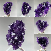 天然紫水晶原石乌拉圭标本原矿奇石玛瑙地质物客厅家居摆件