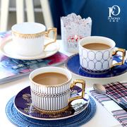 英式轻奢咖啡杯套装高档精致欧式下午茶茶具红茶杯碟，勺骨瓷小奢华