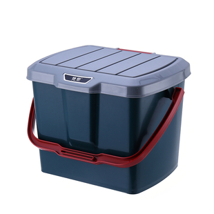 可坐塑料钓鱼桶剧组多用桶手提野餐收纳桶方形水桶方桶工具桶