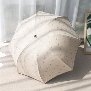 鸟笼伞拱形雨伞公主伞蘑菇，伞防晒防紫外线黑胶，遮阳折叠女太阳伞夏