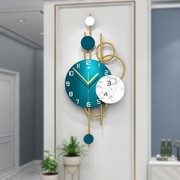 北欧创意客厅装饰挂钟轻奢主义个性钟表，时尚现代简约静音时钟