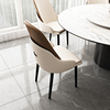 2023餐桌椅奶油风小户型家用椅子，欧式现代简约轻奢商用餐椅