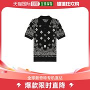 香港直邮潮奢amiri男士，花色丝质短袖，polo衫