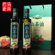 广西巴马山茶籽油一级冷压榨纯正茶油月子，油炒菜食用油礼盒500x2