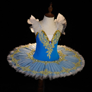 女童芭蕾舞裙吊带纱裙儿童蓬蓬裙表演服幼儿小天鹅舞蹈演出服