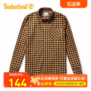 Timberland添柏岚户外男装格子休闲透气修身衬衣长袖衬衫A2EDX