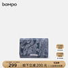 BAMPO半坡思香原创头层牛皮商场同款短款钱包小众折叠真皮短钱夹
