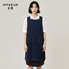 商场同款MOVEUP幻走2021夏季织带设计感假两件背心连衣裙