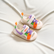 nextroad宝宝凉鞋软，防滑底包头透气夏季1-3岁男女婴儿沙滩学步鞋