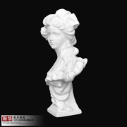 石膏雕塑西洋少女美术绘画石膏头像人偶塑像欧式家具装饰摆件