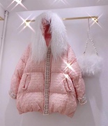 韩国东大门滩羊毛羽绒服女中长款2020冬季时尚宽松加厚外套潮