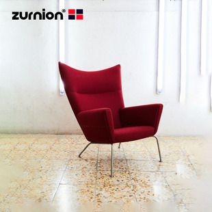 zurnion设计师家具wing chair翼椅经典创意住宅休闲沙发椅