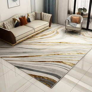 美式轻奢地毯客厅现代简约卧室，大面积家用2022高级沙发茶几毯