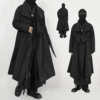 大码男装风衣男长款外套2024日系小众设计师暗黑宽松男士外套