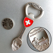 瑞士意大利冰箱贴磁贴啤酒开瓶器欧洲英国法国德国旅游纪念品伴手