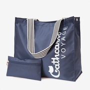 牛津布防水尼龙女包单肩旅行包大包大容量环保购物袋帆布包送小包